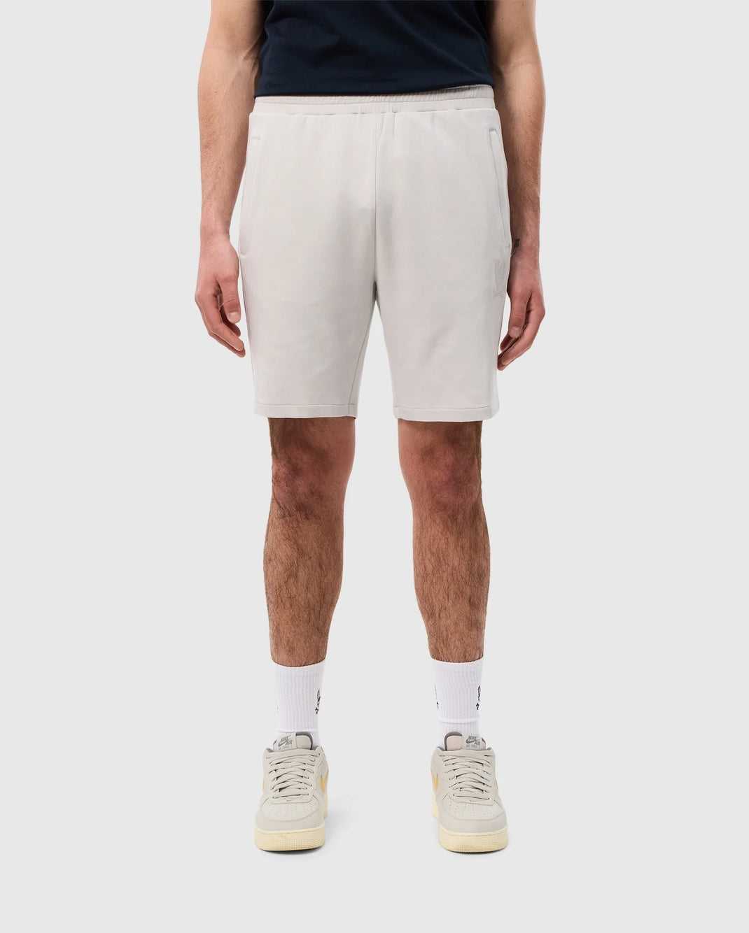 Short Psycho Bunny Lyons Casual Sweatshort Pearl Homme | MLE-70203743